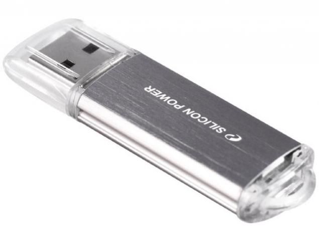 USB Flash Drive 32Gb - Silicon Power Ultima II I-Series Silver SP032GBUF2M01V1S