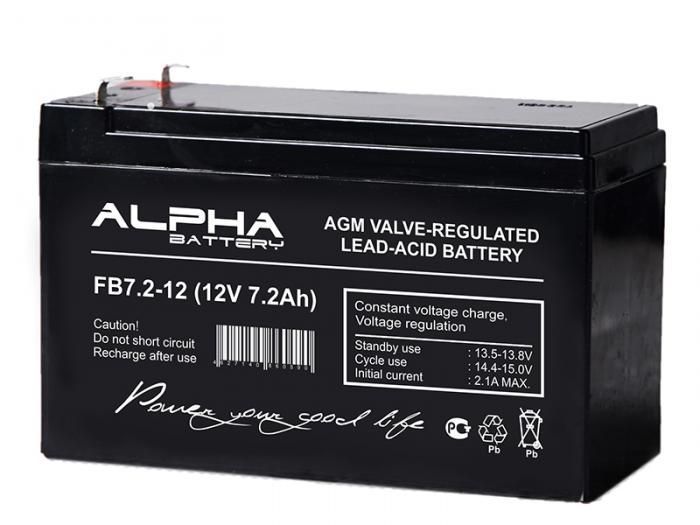 Аккумулятор Alpha 12V 7.2Ah FB7.2-12 LFA