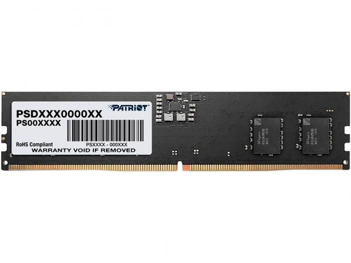 Модуль памяти Patriot Memory Signature DDR5 DIMM 5200Mhz PC5-41600 CL42 - 8Gb PSD58G520041