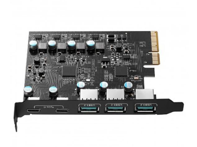 Контроллер KS-is 5 в 1 PCIe USB 3.2 Gen2 KS-798