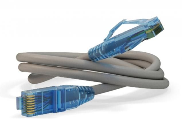 Сетевой кабель Hyperline UTP cat.6 3m Grey PC-LPM-UTP-RJ45-RJ45-C6-3M-LSZH-GY