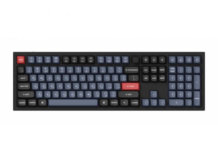 Клавиатура Keychron Q6 RGB (Blue Switch) Black Q6-M2-RU