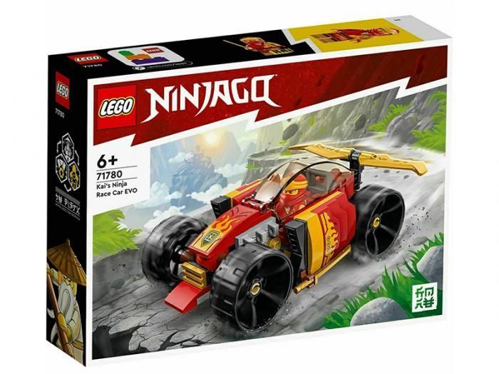 Конструктор Lego Ninjago Гоночный автомобиль ниндзя Кая 94 дет. 71780