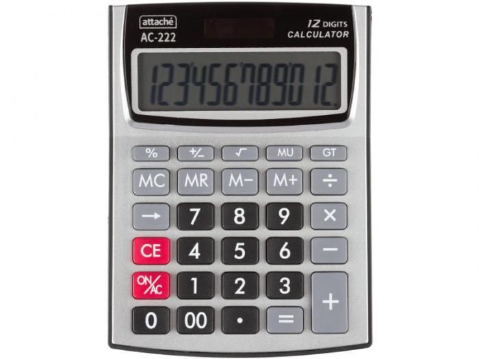 Калькулятор Attache AC-222 Silver 1550714