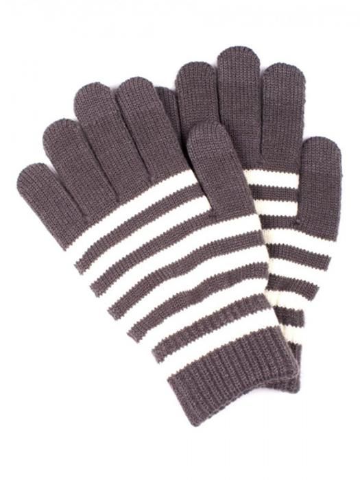 Теплые перчатки для сенсорных дисплеев Territory 0918 Light Grey