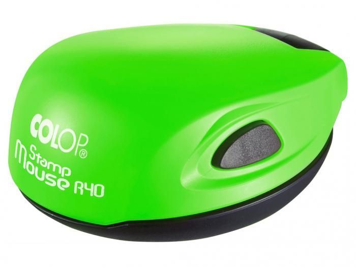 Оснастка для круглой печати Colop Stamp Mouse R40 d-40mm Neon Green