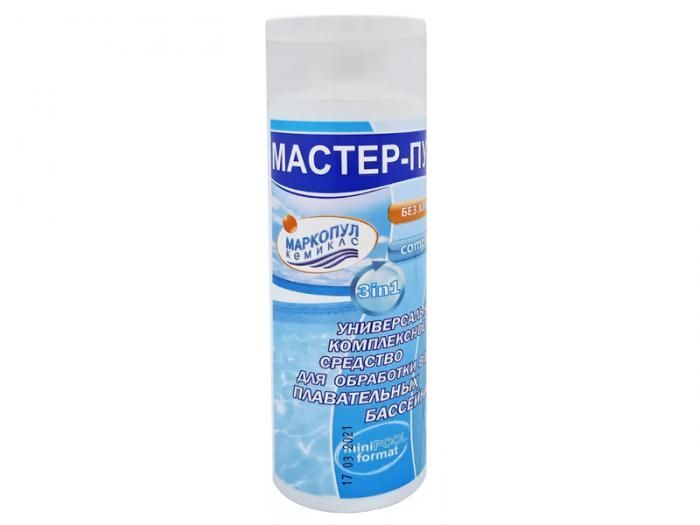 Жидкость для обеззараживания и очистки Маркопул-Кемиклс Мастер-пул 200ml М71