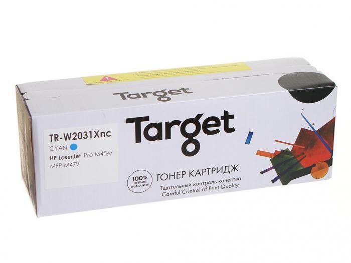 Картридж Target TR-W2031Xnc Cyan для HP W2031X (№415X) LJ Pro M454/MFP M479