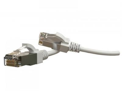 Сетевой кабель Hyperline UTP cat.6 1m White PC-LPT-SFTP-RJ45-RJ45-C6-1M-LSZH-WH