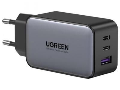 Зарядное устройство Ugreen USB-A + 2xUSB-C 65W GAN Tech 10335