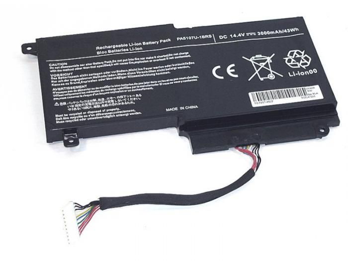 Аккумулятор Vbparts (схожий с PA5107U-1BRS) для Toshiba L55 5107 14.4V 43Wh OEM Black 065017