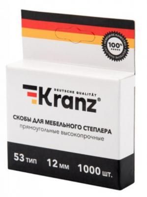 Скобы Kranz 12mm тип 53 1000шт KR-12-5504