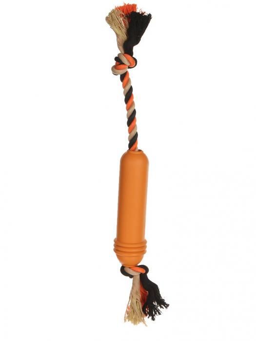 Игрушка для собак Beeztees Sumo Fit Цилиндр на канате Orange 626029 / 81217