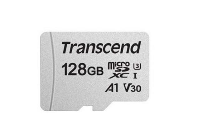 Карта памяти 128Gb - Transcend MicroSDXC Class10 UHS-I U3 A1 TS128GUSD300S-A (Оригинальная!)