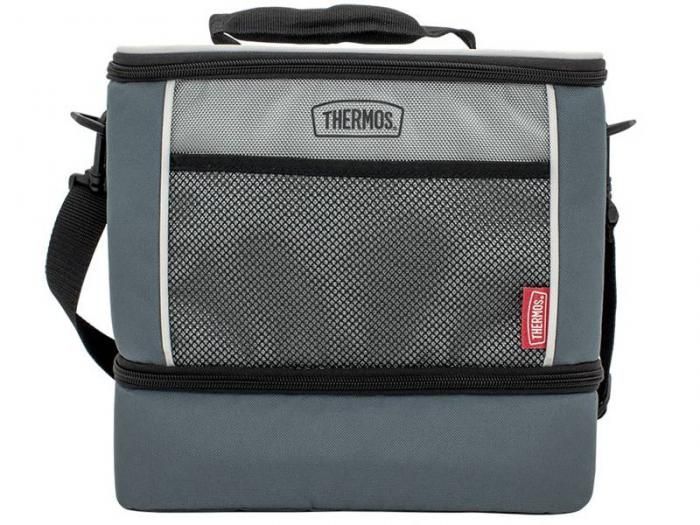 Термосумка Thermos E5 12 Can Cooler Dual Lunch Box Grey 178367