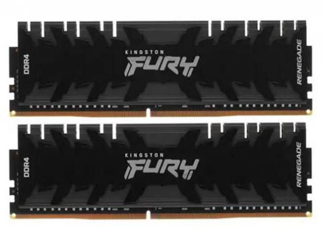 Модуль памяти Kingston Fury Renegade Black DDR4 DIMM 3600MHz PC28800 CL18 - 64Gb KIT (2x32Gb) KF436C18RBK2/64