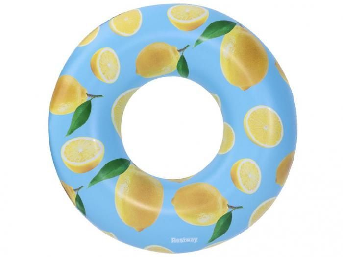 Надувной круг BestWay Scentsational с запахом лимона 119cm 36229
