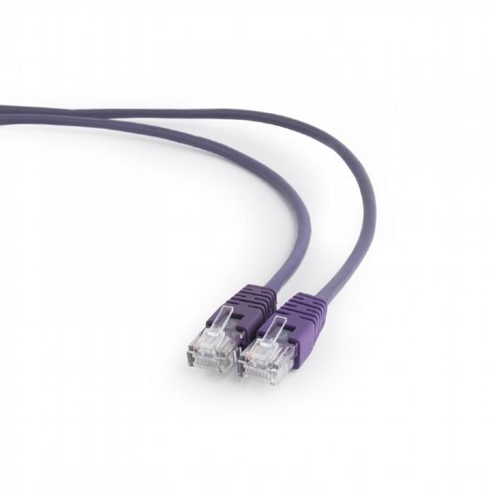 Сетевой кабель Gembird Cablexpert UTP cat.5e 0.25m Violet PP12-0.25M/V