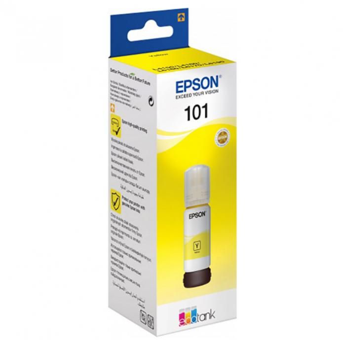 Чернила Epson 101 Yellow C13T03V44A для EcoTank L4160