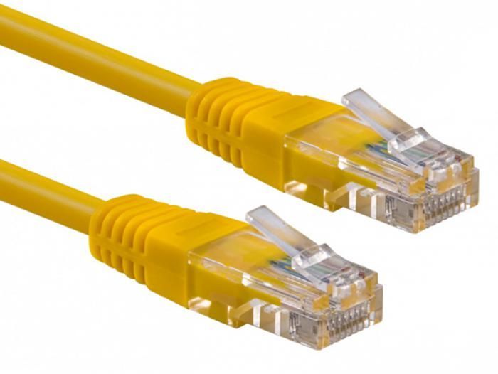 Сетевой кабель Belsis UTP RJ-45 cat.5e - cat.5e 1m Yellow SP3052