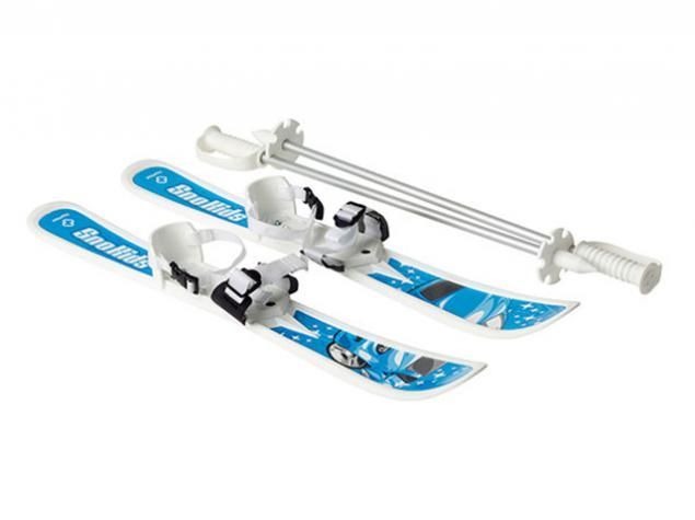 Лыжи Hamax Sno Kids Children s Skis With Poles 70cm с креплением и палками HAM561001