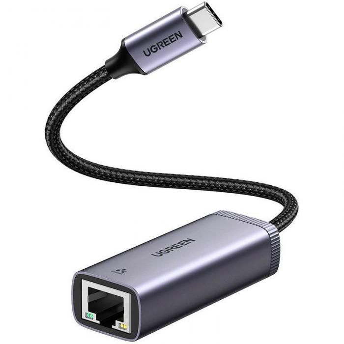 Сетевая карта Адаптер Ugreen CM483 USB-C Gigabit Ethernet Adapter Grey 40322