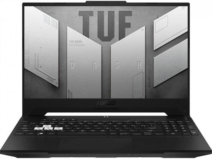 Ноутбук ASUS TUF Dash F15 FX517ZM-HN093 Black 90NR09Q3-M007B0 (Intel Core i7 12650H 3.5Ghz/16384Mb/512Gb SSD/nVidia GeForce RTX 3060 6144Mb/Wi-Fi/Bluetooth/Cam/15.6/1920x1080/No OS)