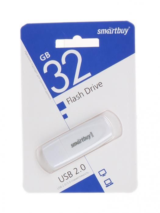 USB Flash Drive 32Gb - SmartBuy Scout White SB032GB2SCW