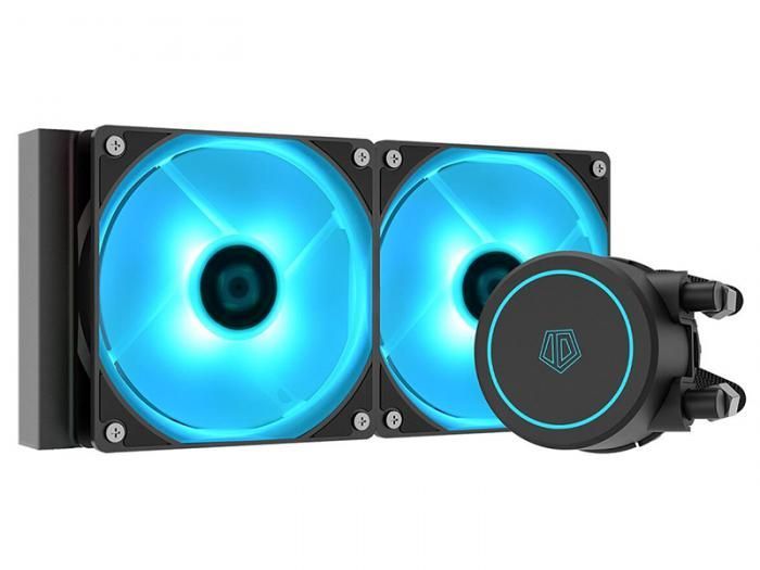 Водяное охлаждение ID-Cooling AuraFlow X 240 Evo Black (Intel LGA20XX/1700/1200/115X / AMD AM4)