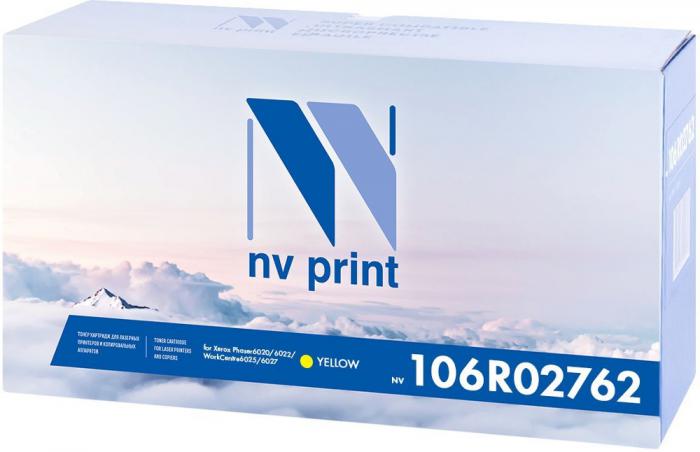 Картридж NV Print (схожий с Xerox 106R02762) Yellow NV-106R02762Y для Phaser 6020/6022 / WorkCentre 6025/6027