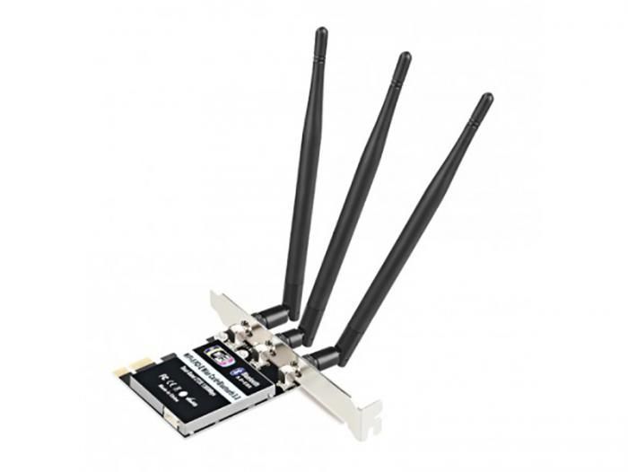 Контроллер KS-is PCIe 2 в 1 WiFi5+BT5.0 KS-788