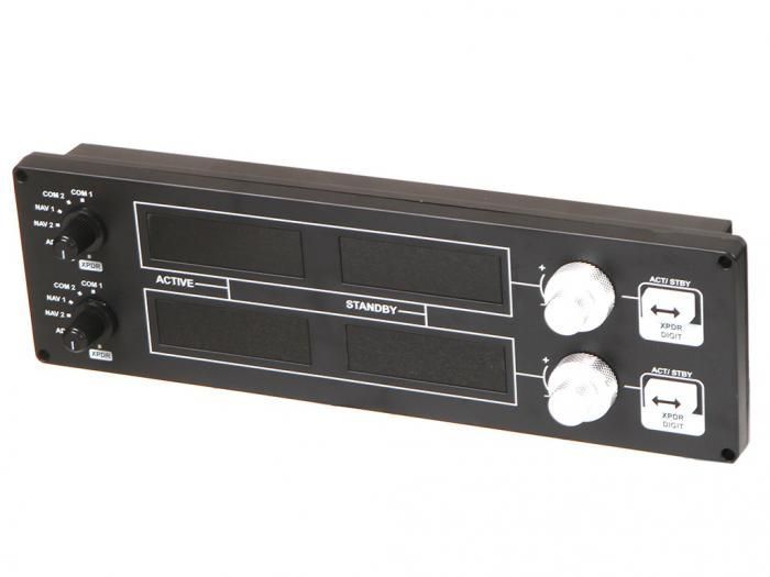 Приборная панель Logitech G Saitek Pro Flight Radio Panel Black USB 945-000011