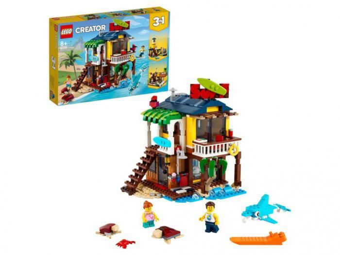 Конструктор Lego Creator Пляжный домик серферов 564 дет. 31118