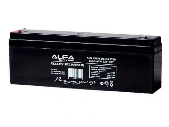 Аккумулятор Alpha 12V 2300mAh FB2.3-12 LFA