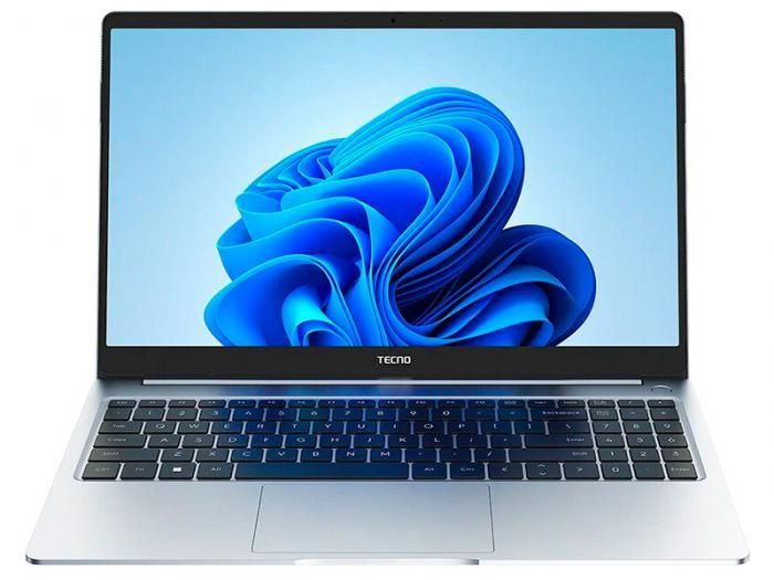 Ноутбук Tecno T1 TCN-T1I3W12.256.SL (Intel Core i3/12288Mb/256Gb SSD/Intel HD Graphics/Wi-Fi/Cam/15.6/1920x1080/Windows 11 64-bit)