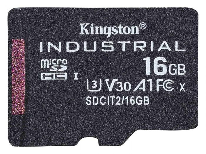 Карта памяти 16Gb - Kingston Micro Secure Digital HC UHS-I Class 3 SDCIT2/16GBSP (Оригинальная!)