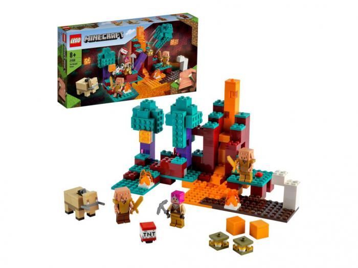 Конструктор Lego Minecraft Искажённый лес 287 дет. 21168