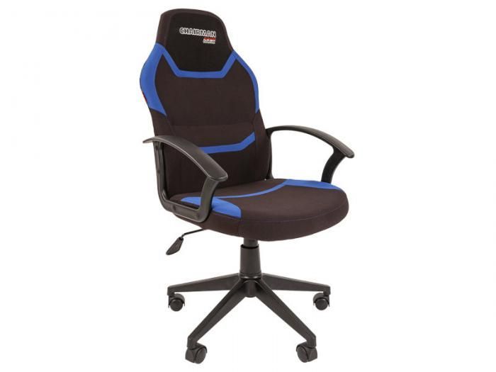 Компьютерное кресло Chairman Game 9 Black-Blue 00-07104730