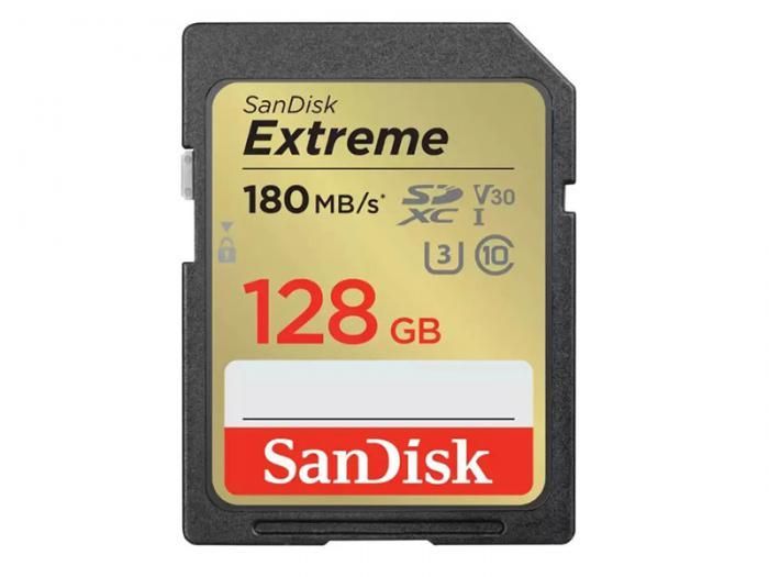 Карта памяти 128Gb - SanDisk Extreme SD UHS-I SDSDXVA-128G-GNCIN